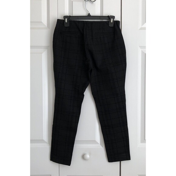 ALFANI WOMENS DRESS PANTS BLACK SKINNY ELEASTIC WAIST SIZE 8 PETITE %%% - Picture 4 of 8